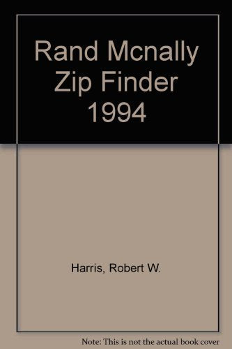 Rand Mcnally Zip Finder 1994