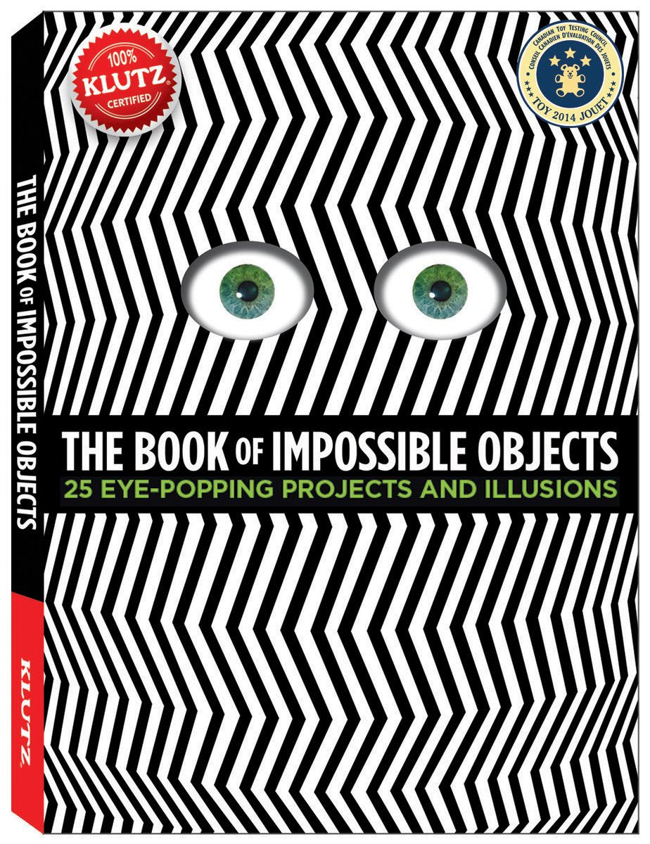 Klutz The Book of Impossible Objects: 25 Eye-Popping Projects to Make, See & Do Craft Kit