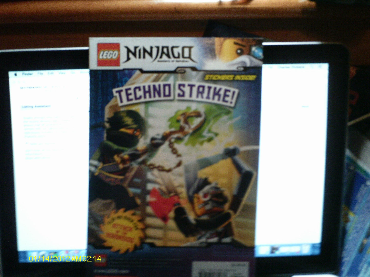 Lego Ninjago 2-books in One Binding: Techno Strike! Attack of the Nindroids [Paperback]