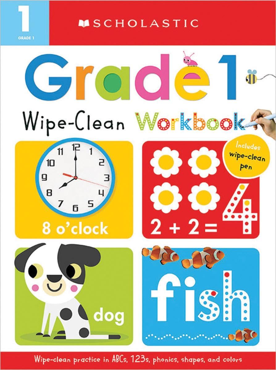 First Grade Wipe-Clean Workbook: Scholastic Early Learners (Wipe-Clean)