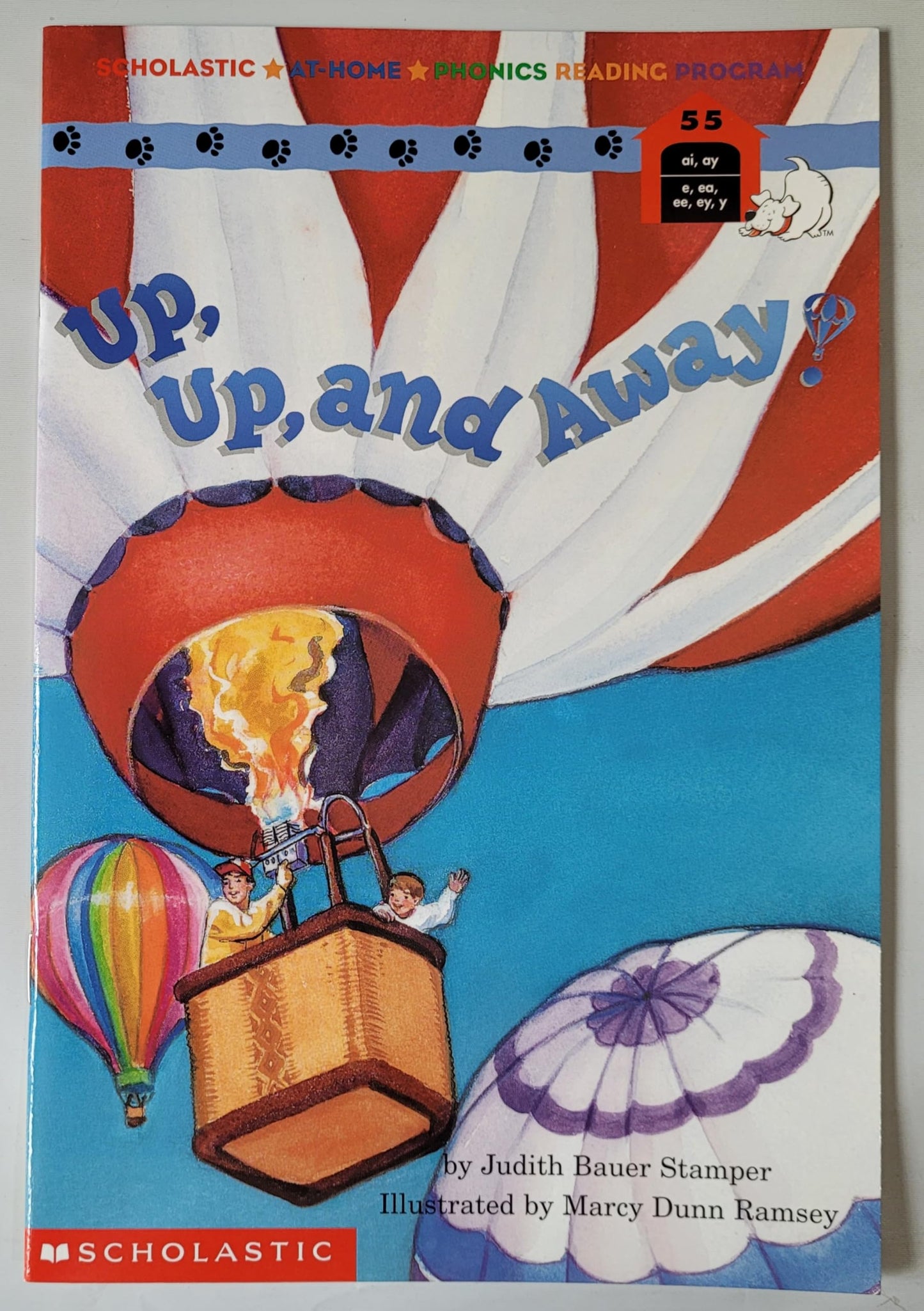 Up, up, and away! (Scholastic at-home phonics reading program)