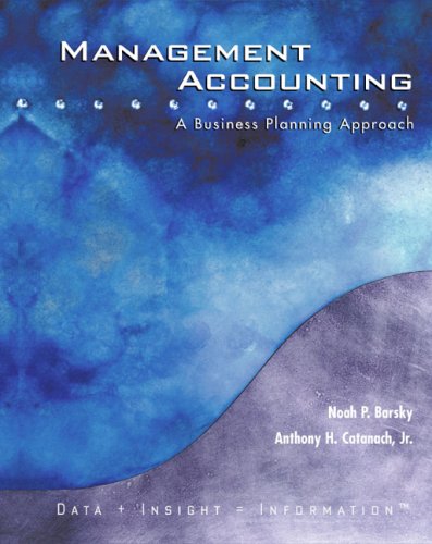 Management Accounting: A Business Planning Approach