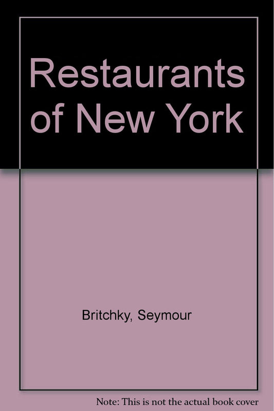 The Restaurants of New York, 1988