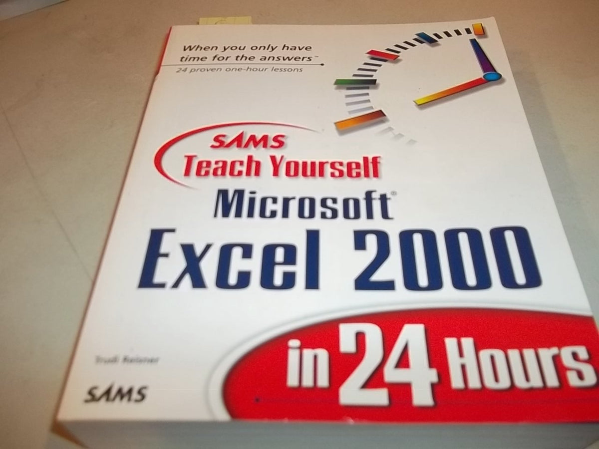 Sams teach yourself microsoft excel 2000