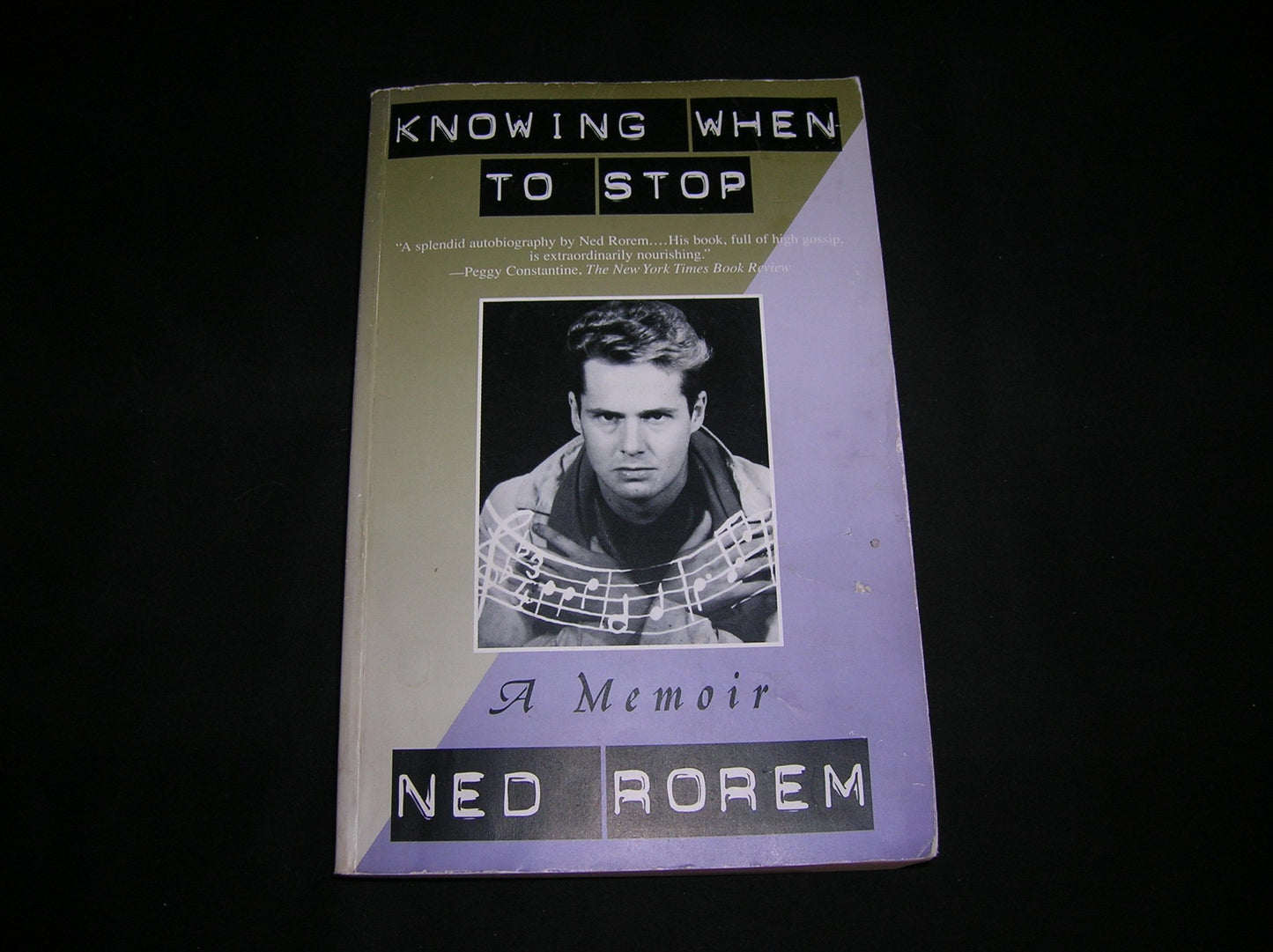 KNOWING WHEN TO STOP: A Memoir