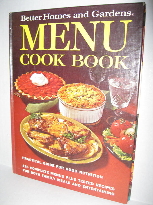Better Homes and Gardens Menu Cook Book