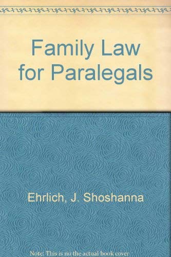 Family Law for Paralegals