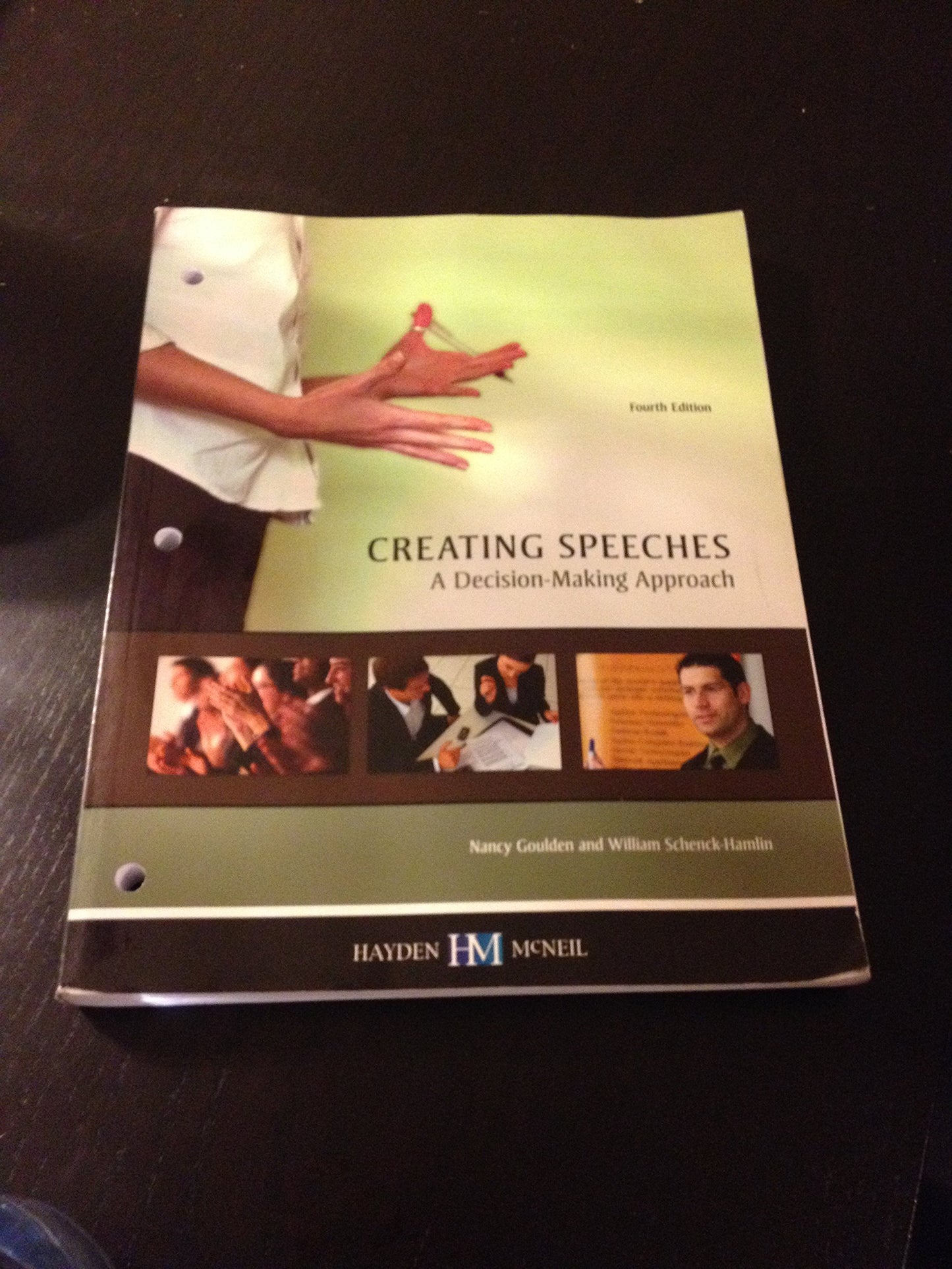 Creating Speeches: A Decision Making Approach