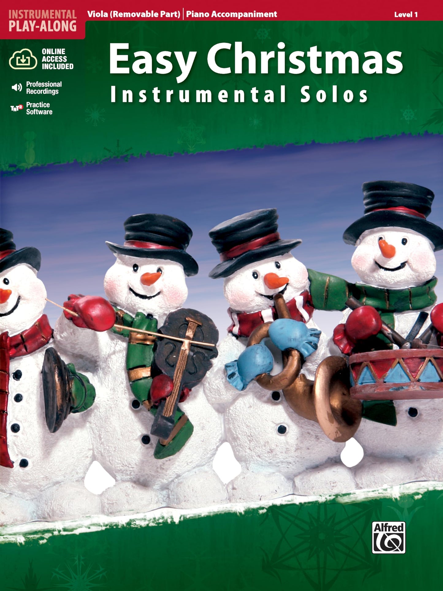 Easy Christmas Instrumental Solos for Strings, Level 1: Viola, Book & Online Audio/Software (Easy Instrumental Solos Series)