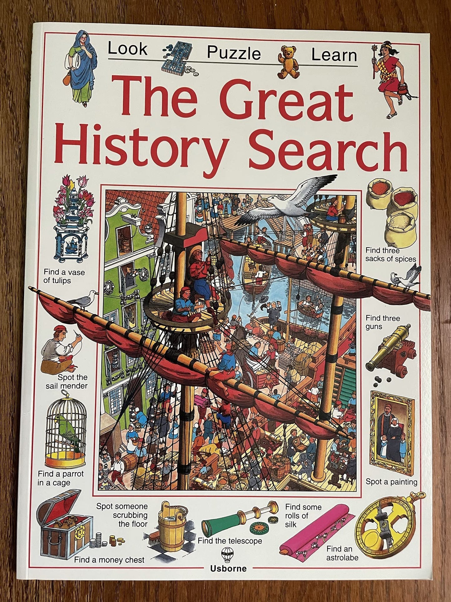 The Great History Search (Look, Puzzle, Learn Series)