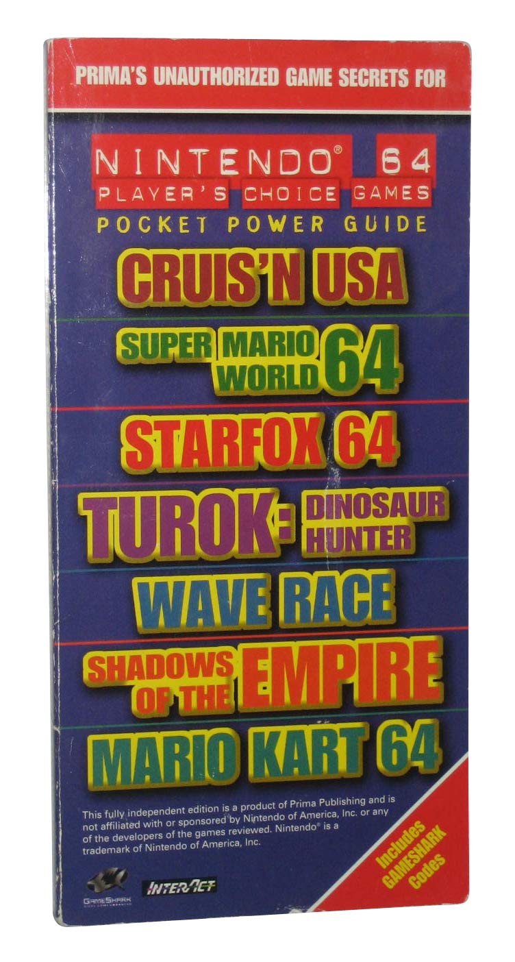 Nintendo 64 Player's Choice Games Pocket Power Guide