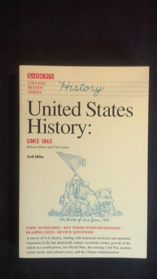 United States History: Since 1865 (College Review Series.)