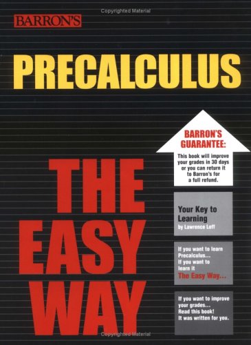PreCalculus the Easy Way (Barron's Easy Series)