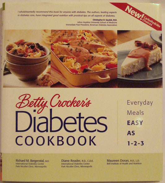Betty Crocker's Diabetes Cookbook: Everyday Meals, Easy As 1-2-3