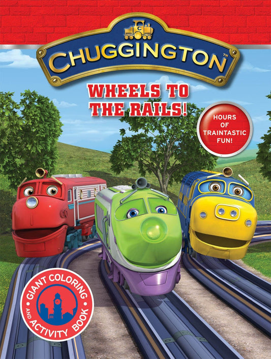 Chuggington Giant Coloring Book Wheels to the Rails!