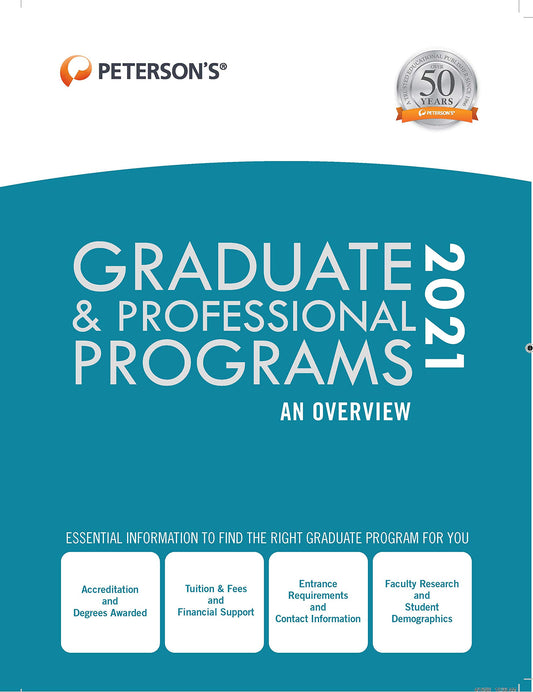 Graduate & Professional Programs: An Overview 2021 (Peterson's Graduate & Professional Programs)