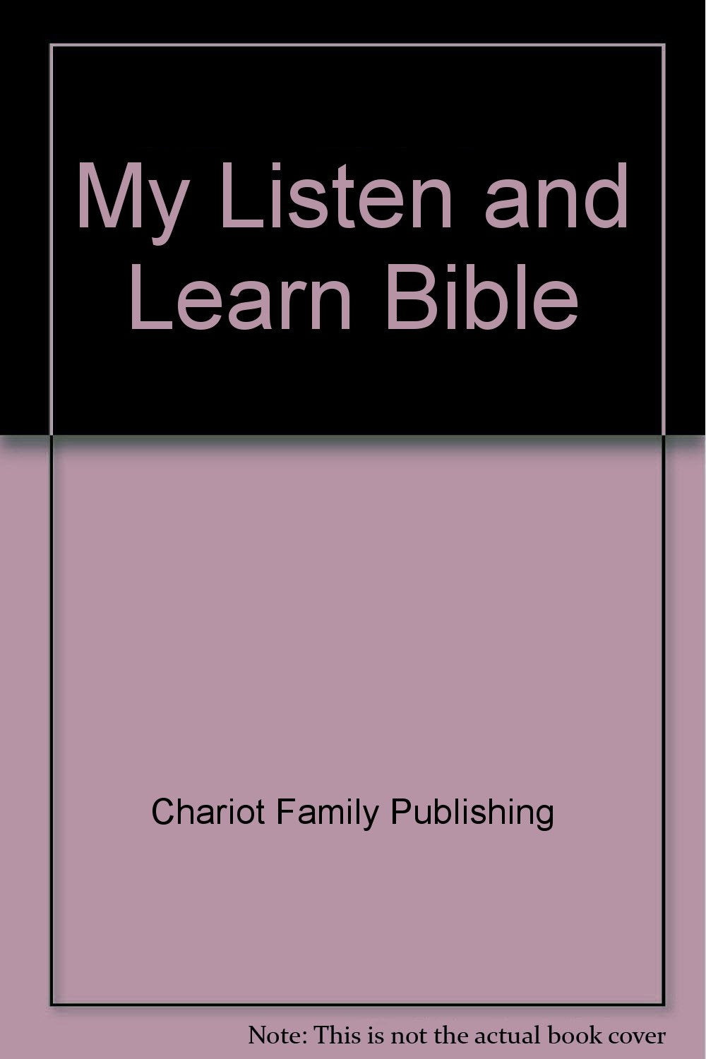 My Listen and Learn Bible