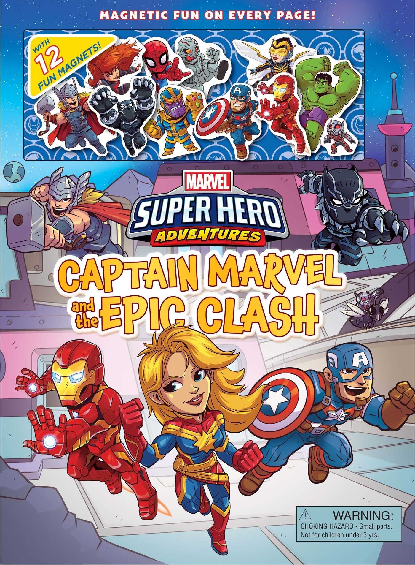 Marvel Super Hero Adventures: Captain Marvel and the Epic Clash (Magnetic Hardcover) - 4269