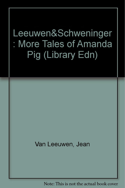 More Tales of Amanda Pig (Dial Easy-To-Read)