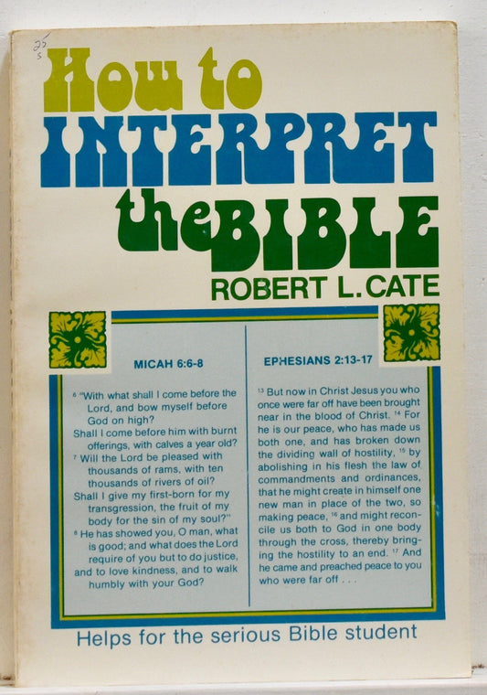 How to Interpret the Bible