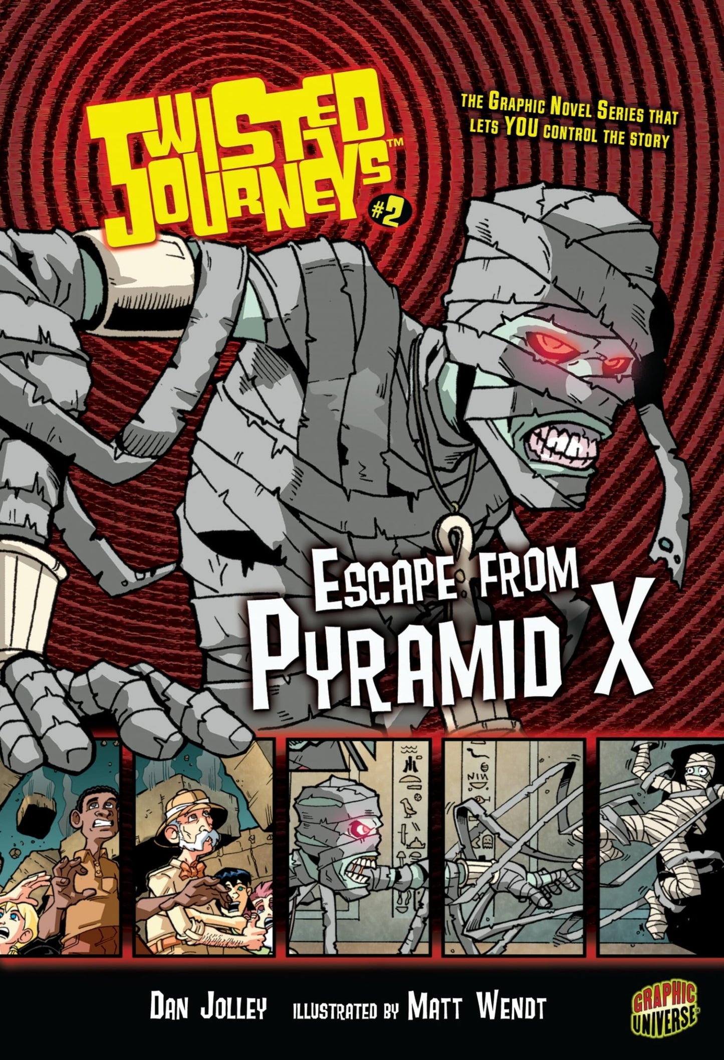 Escape from Pyramid X: Book 2 (Twisted Journeys ®)