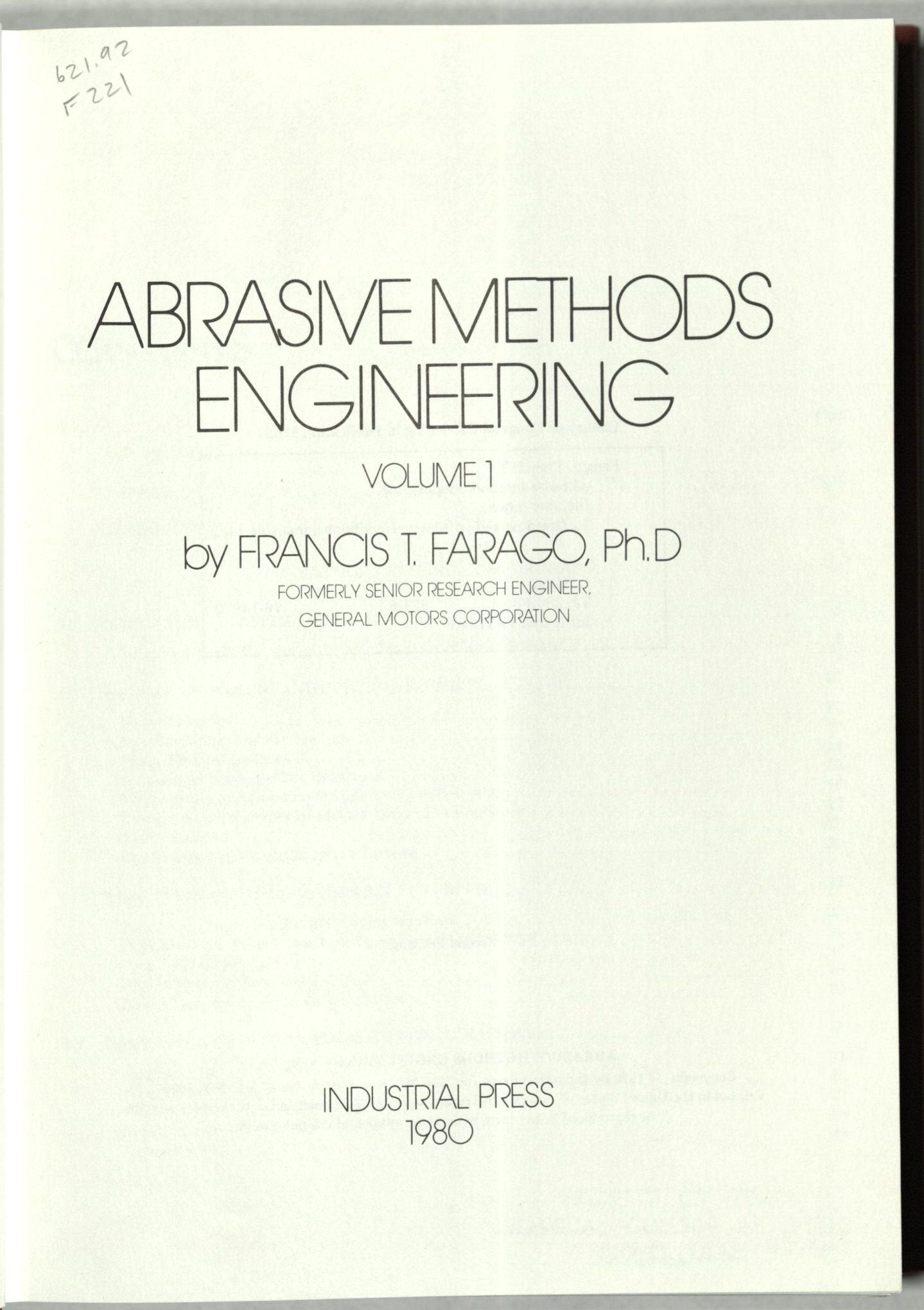Abrasive Methods Engineering