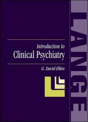 Introduction to Clinical Psychiatry