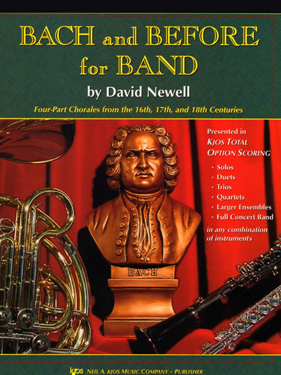 W34FL - Bach and Before for Band - Flute (Four-Part Chorales from the 16th, 17 and 18 Centuries)