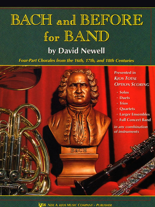 W34FL - Bach and Before for Band - Flute (Four-Part Chorales from the 16th, 17 and 18 Centuries)