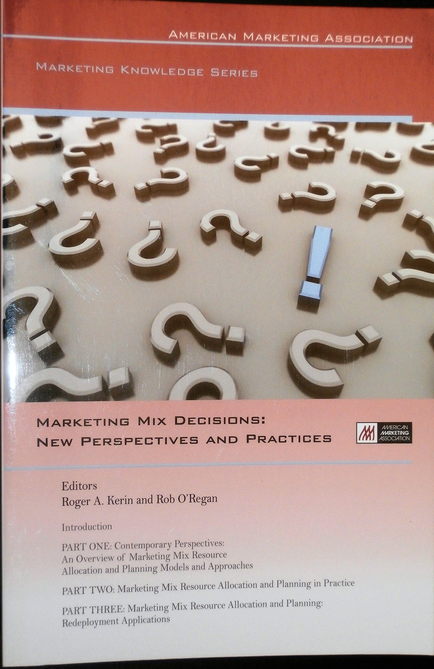 Marketing Mix Decisions: New Perspectives and Practices (Marketing Knowledge Series) [2008]