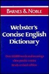 Webster's concise English dictionary