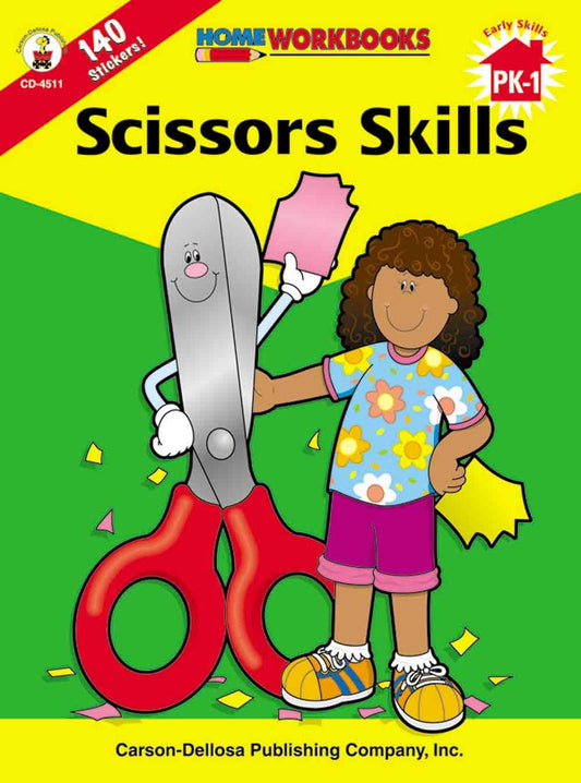 Scissors Skills, Grades PK - 1 (Home Workbooks)