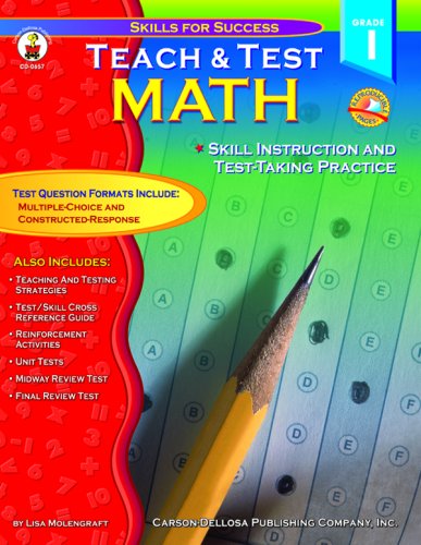 Teach & Test Math Grade 1
