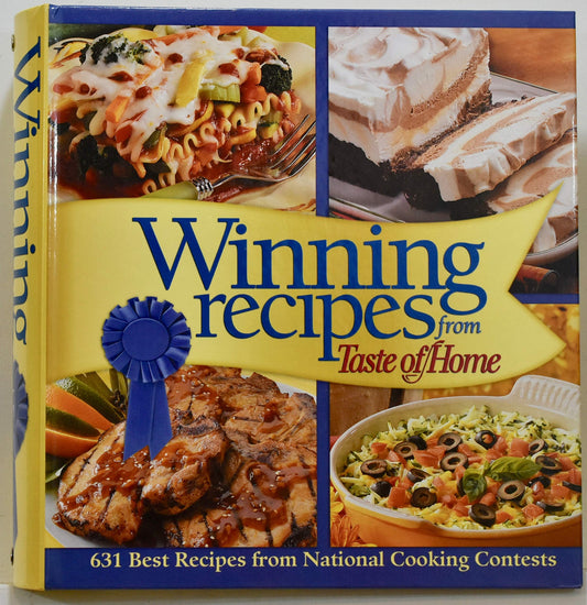 Winning Recipes from Taste of Home (Top Honor Recipes, Retail price $39.99)
