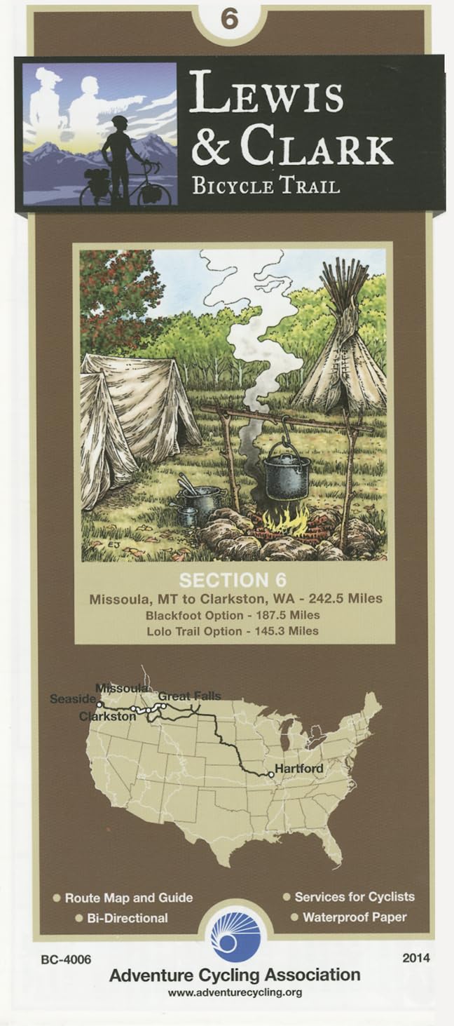 Lewis & Clark Bicycle Trail - 6: Missoula, Montana - Clarkston, Washington - 243 miles