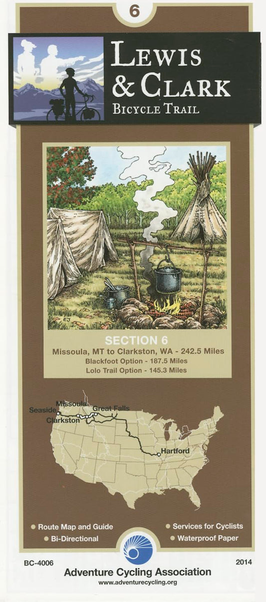 Lewis & Clark Bicycle Trail - 6: Missoula, Montana - Clarkston, Washington - 243 miles
