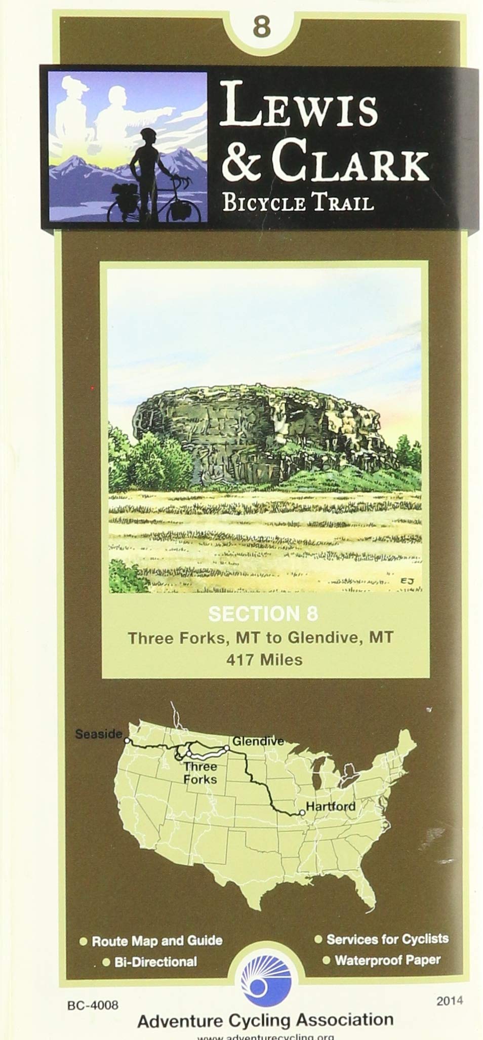 Lewis & Clark Bicycle Trail - 8: Three Forks, Montana - Williston, North Dakota - 514 miles
