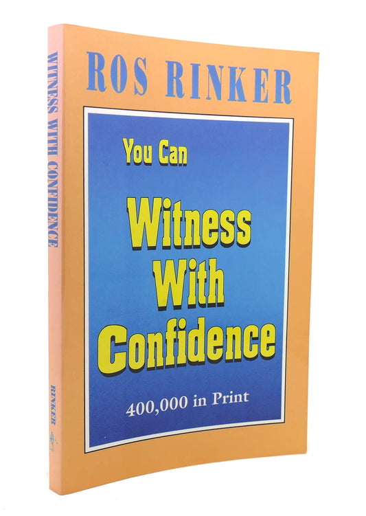 You Can Witness With Confidence