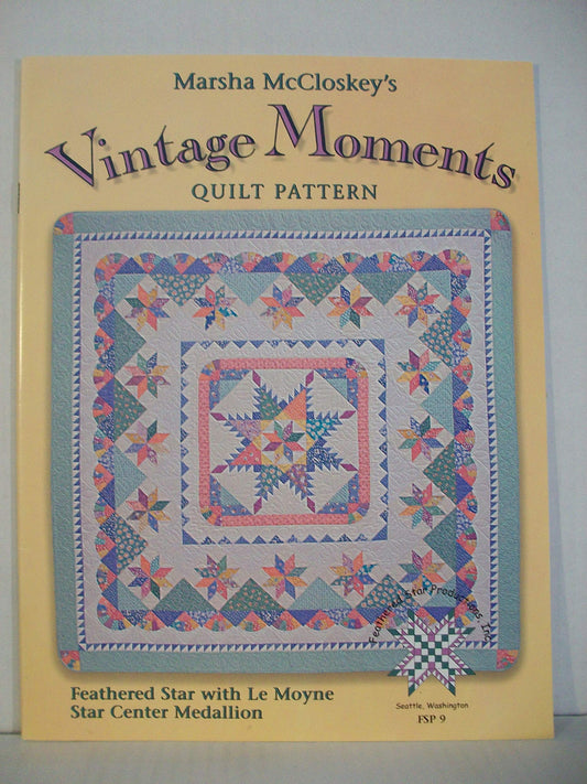 Vintage Moments Quilt Pattern - 3001