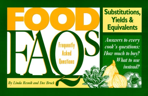Food FAQs: Substitutions, Yields & Equivalents