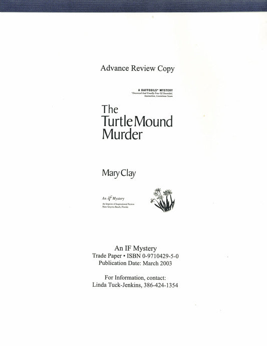 The Turtle Mound Murder: A Daffodils Mystery