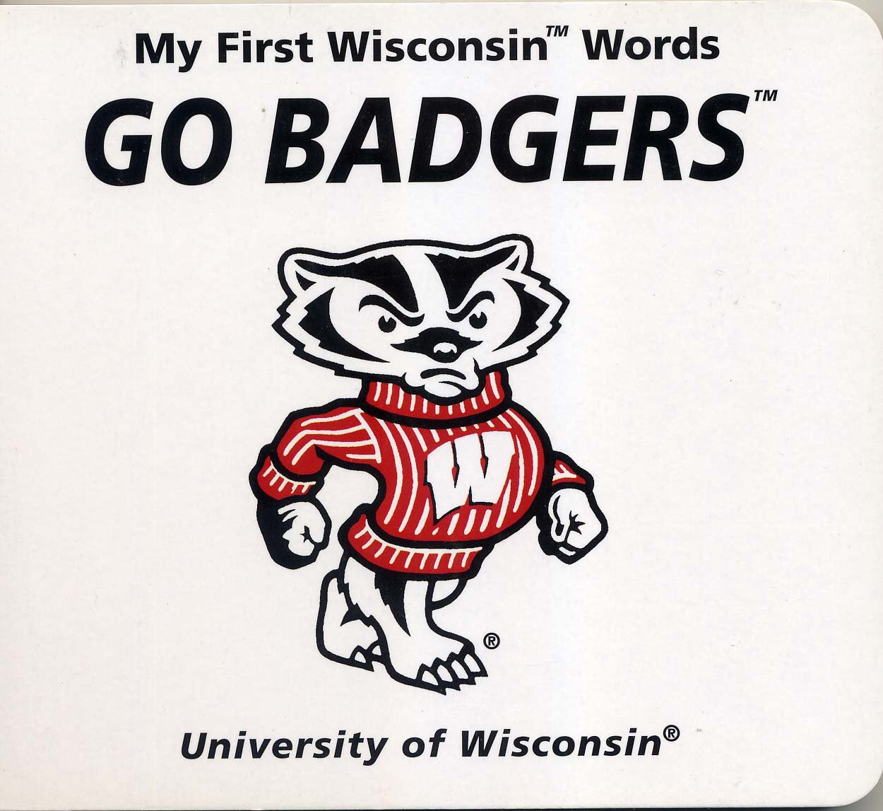 My First Wisconsin Words Go Badgers