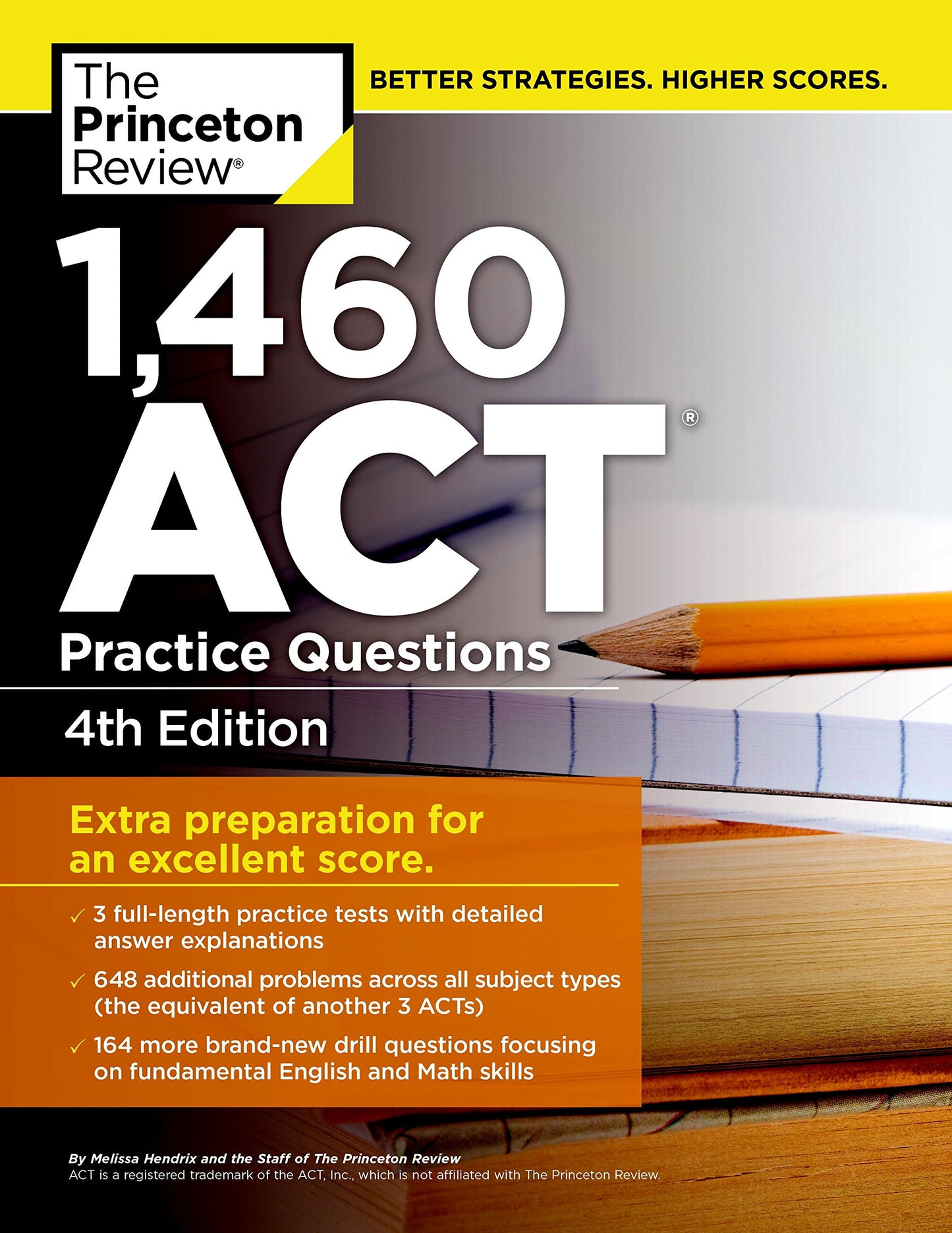 1,460 ACT Practice Questions, 4th Edition (College Test Preparation)