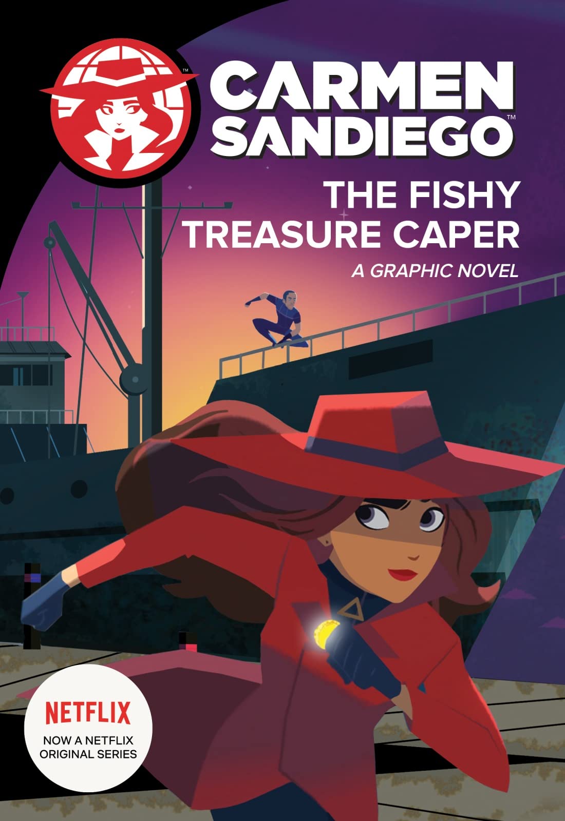 The Fishy Treasure Caper Graphic Novel: A Fun Carmen Sandiego Mystery in Ecuador for Children (Ages 8-12) (Carmen Sandiego Graphic Novels)