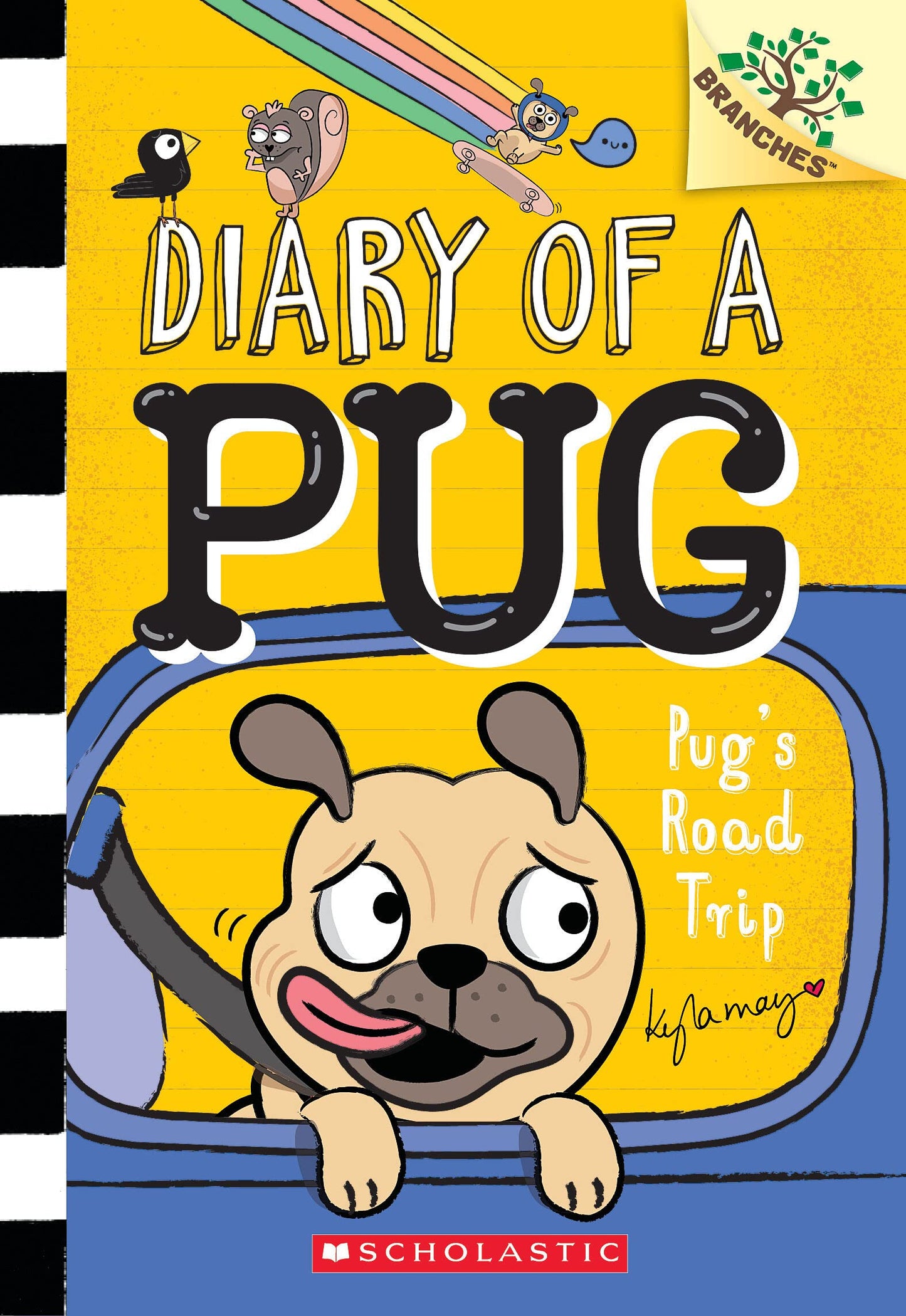 Pug's Road Trip: A Branches Book (Diary of a Pug #7) (7)
