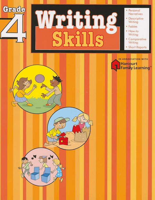 Writing Skills: Grade 4 (Flash Kids Harcourt Family Learning)