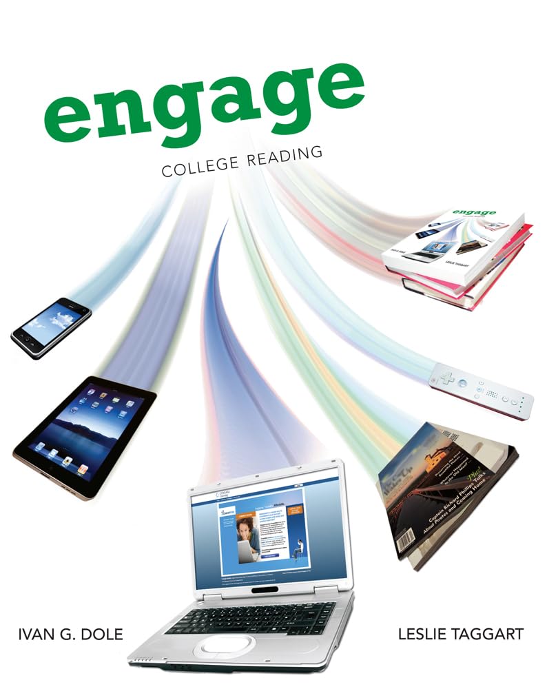 Engage: College Reading (New 1st Editions in Developmental English)