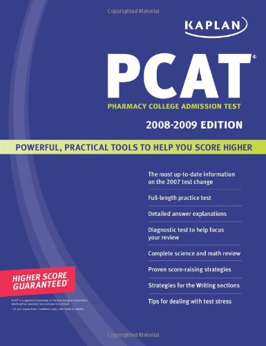 Kaplan PCAT 2008-2009: Pharmacy College Admission Test