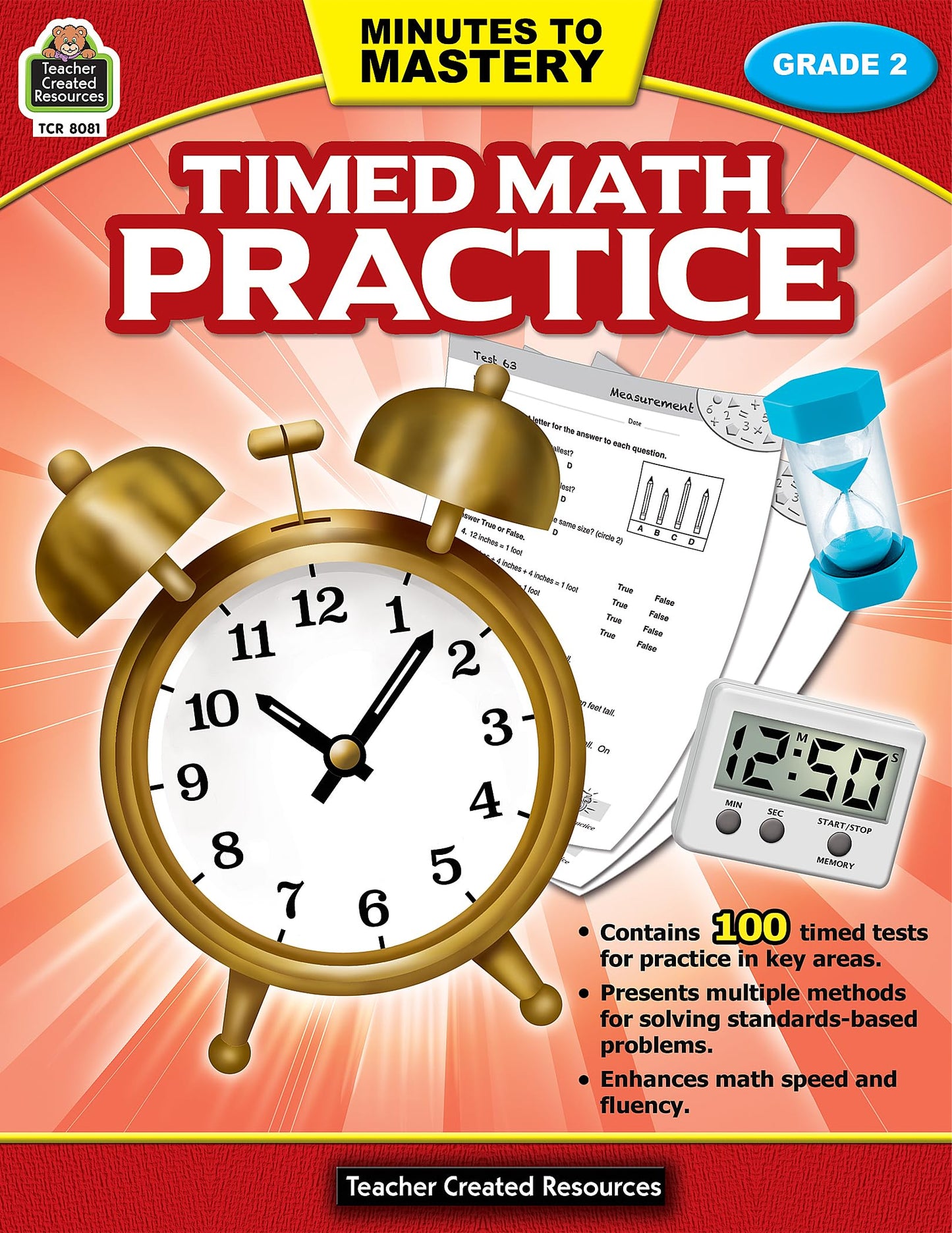 Minutes to Mastery - Timed Math Practice Grade 2: Grade 2