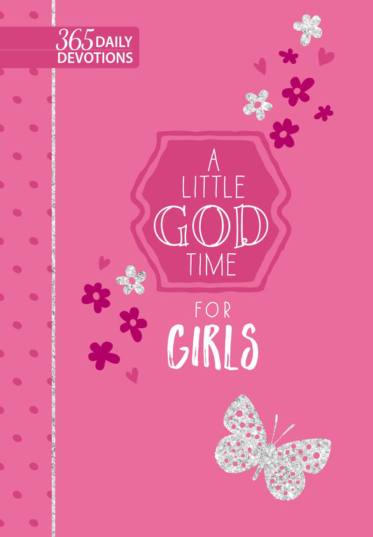 A Little God Time for Girls: 365 Daily Devotions (Imitation/Faux Leather) – Motivational Devotions for Girls of Ages 9-12, Perfect Gift for Daughters, Birthdays, Holidays, and More